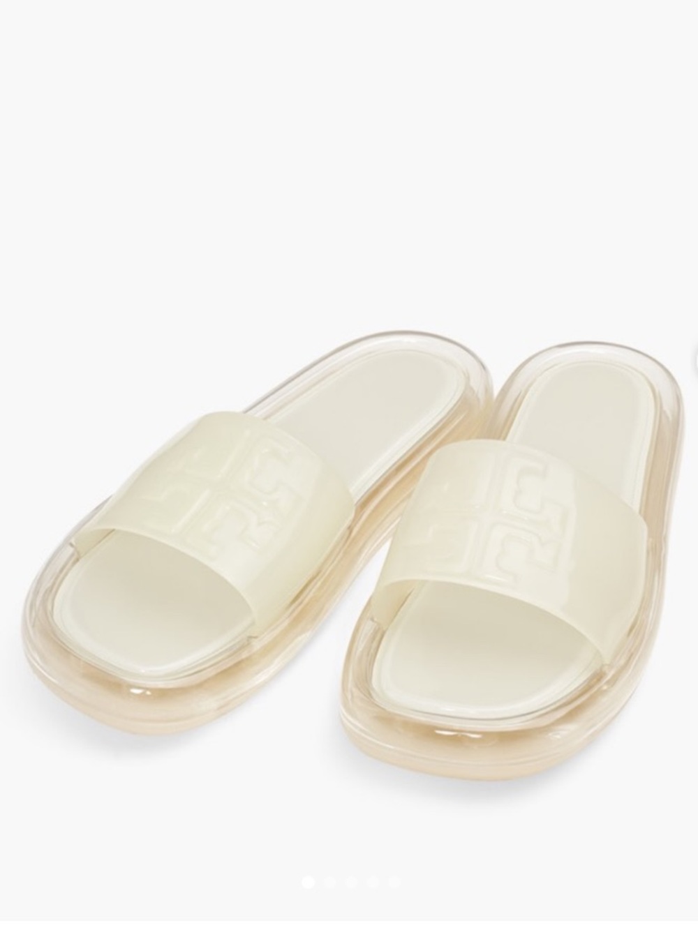 NWT TORY BURCH BUBBLE JELLY SLIDES